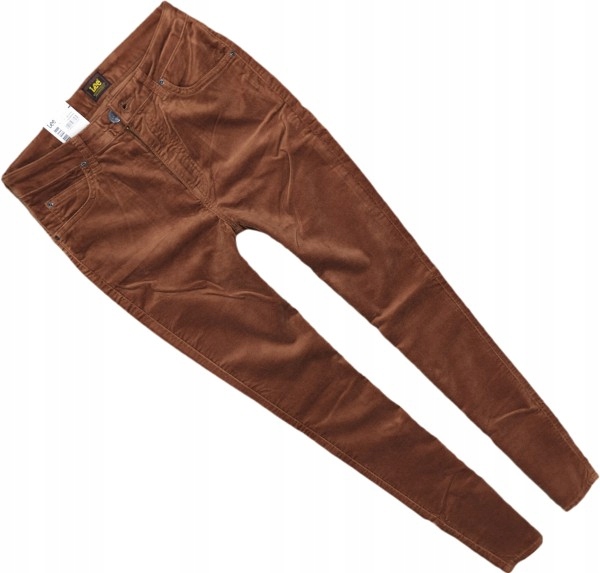 

Lee Ivy skinny high spodnie welurowe W28 L33
