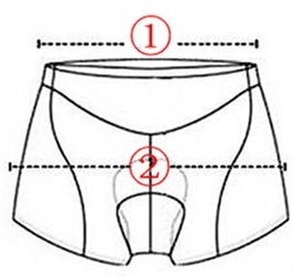 SPODENKI ROWEROWE Z WKŁADKĄ ŻELOWĄ PLUS SIZE TERMO Cechy dodatkowe wkładka