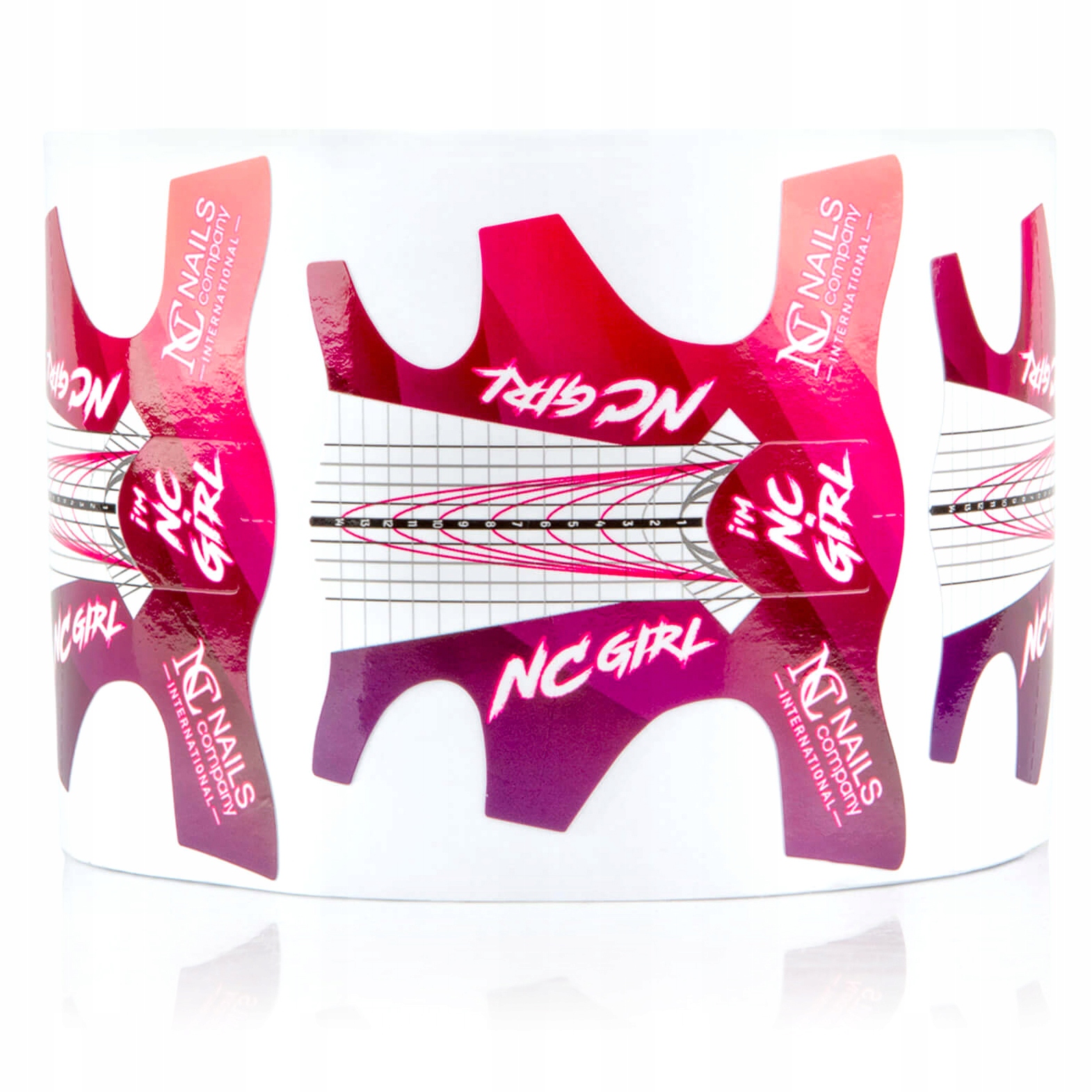 Nails Company Šablony pro prodlužování nehtů Dual Pink 500 ks