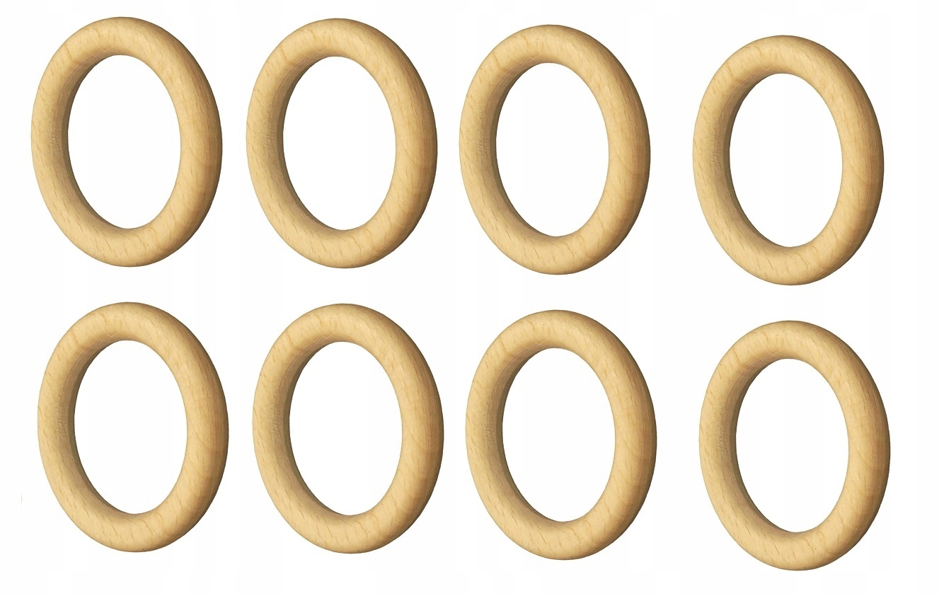 

Kółka drewniane do makramy karnisza 200 szt.