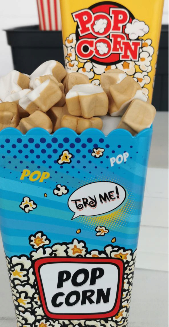 POJEMNIK NA POPCORN, CHIPSY, PRZEKĄSKI, 1,3 litra Rodzaj do produktów sypkich