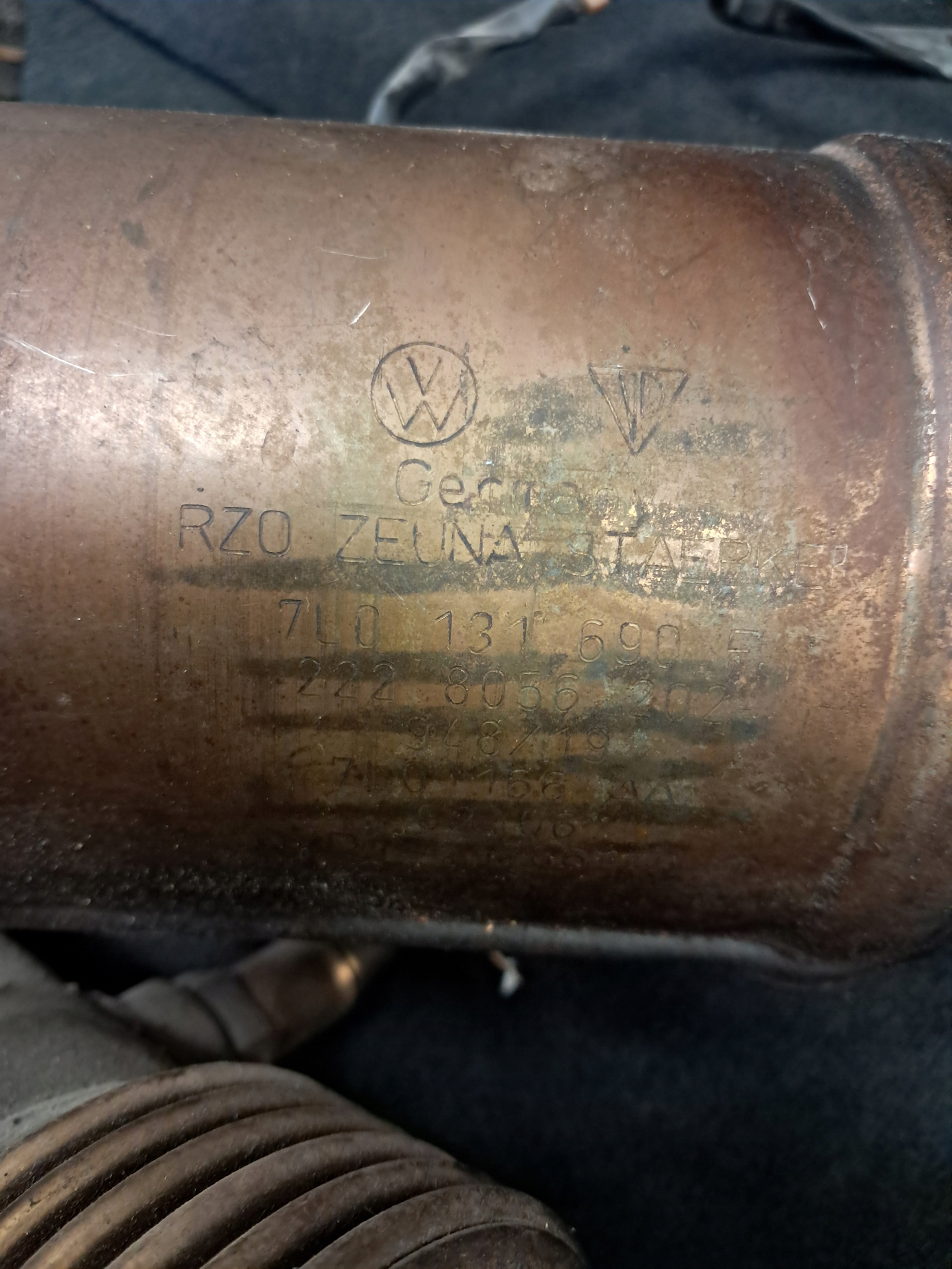 PORSCHE Cayenne 2005 Фильтры твердых частиц 7L0131690E