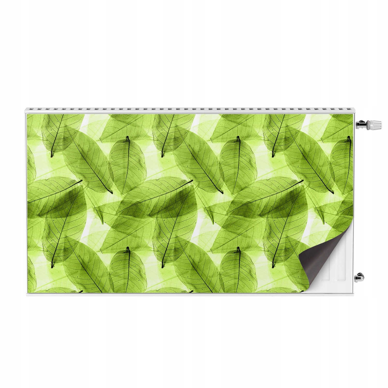 Stylová maska na radiátor Stonky list zelené