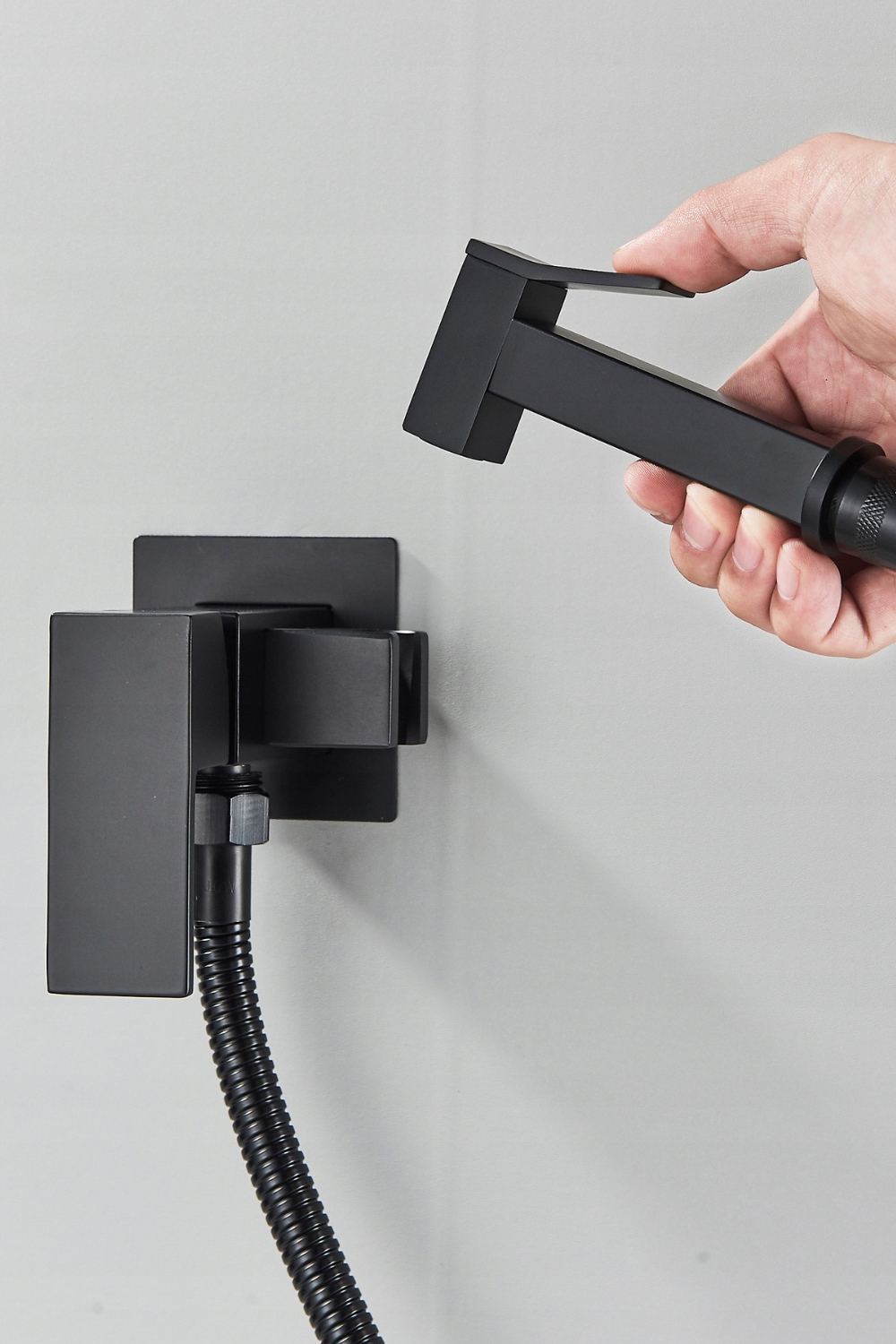 Bateria Bidet Bidetka Myjka Do Łazienki Czarna REGULACJA TEMPERATURY WODY Linia Bateria bidetowa