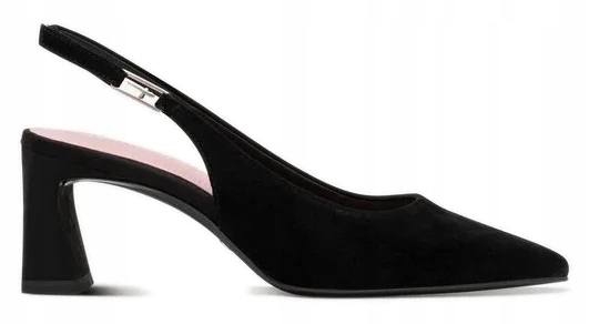 Dámské Černé Kožené Elegantní Sandály Tamaris 37