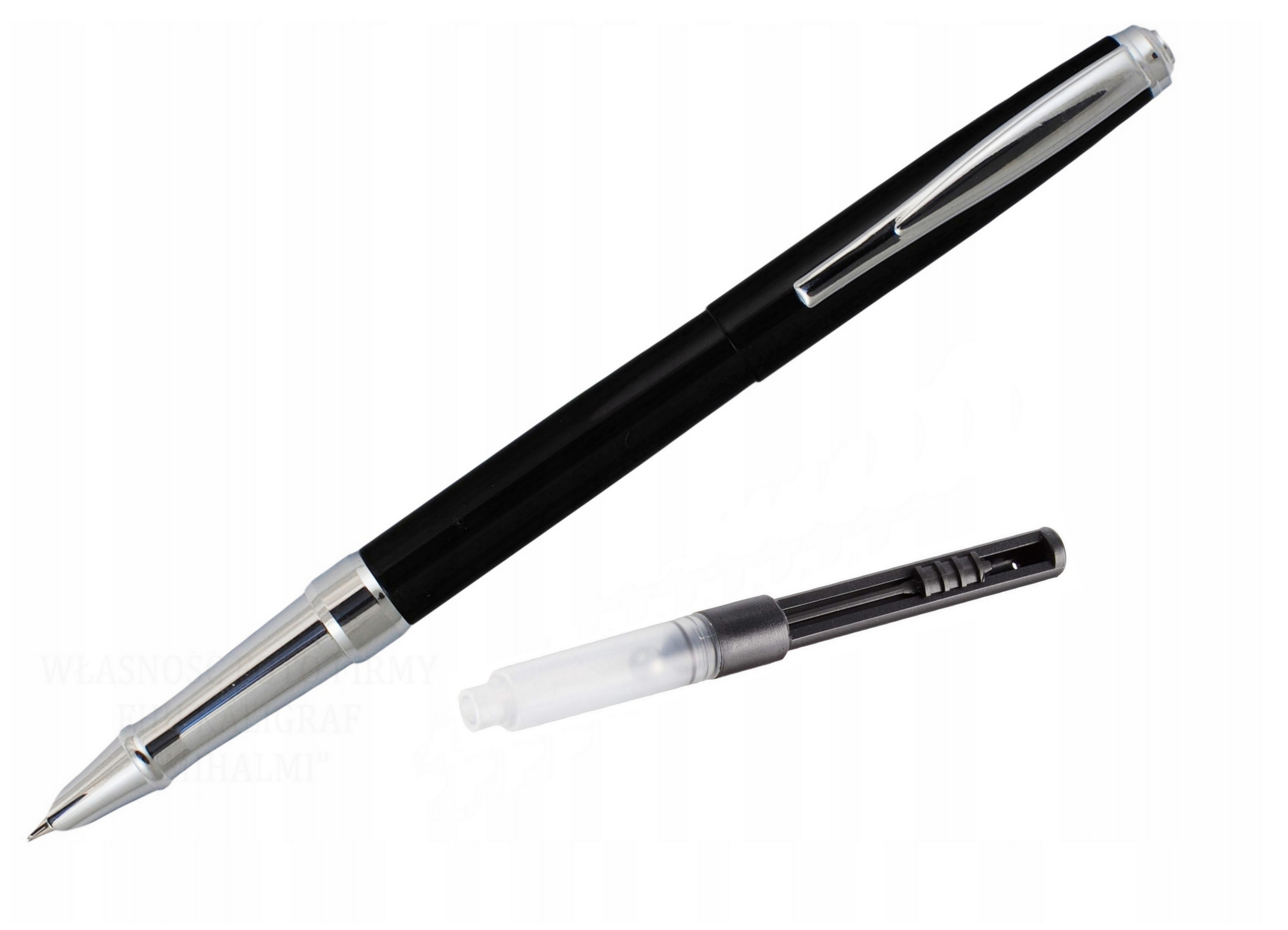 

Pióro Wieczne Całe Metalowe Na Naboje Tłoczek