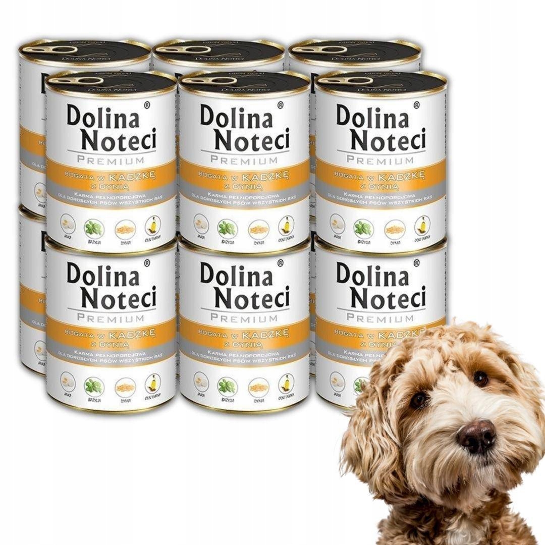 Levně Dolina Noteci Premium Vlhké Krmivo pro psy s kachnou a dýní 12 x 400 g