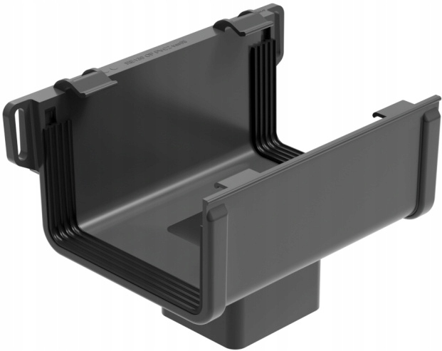 GALECO ODPŁYW USZCZELKOWY PVC2 135 GRAFITOWY RAL 7021