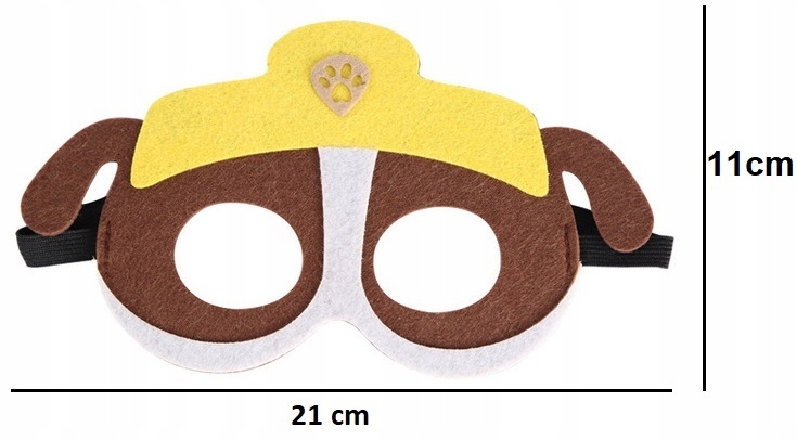 MASKA FILCOWA RUBBLE PSI PATROL STRÓJ PRZEBRANIE KOSTIUM NA BAL KARNAWAŁ Marka Hopki