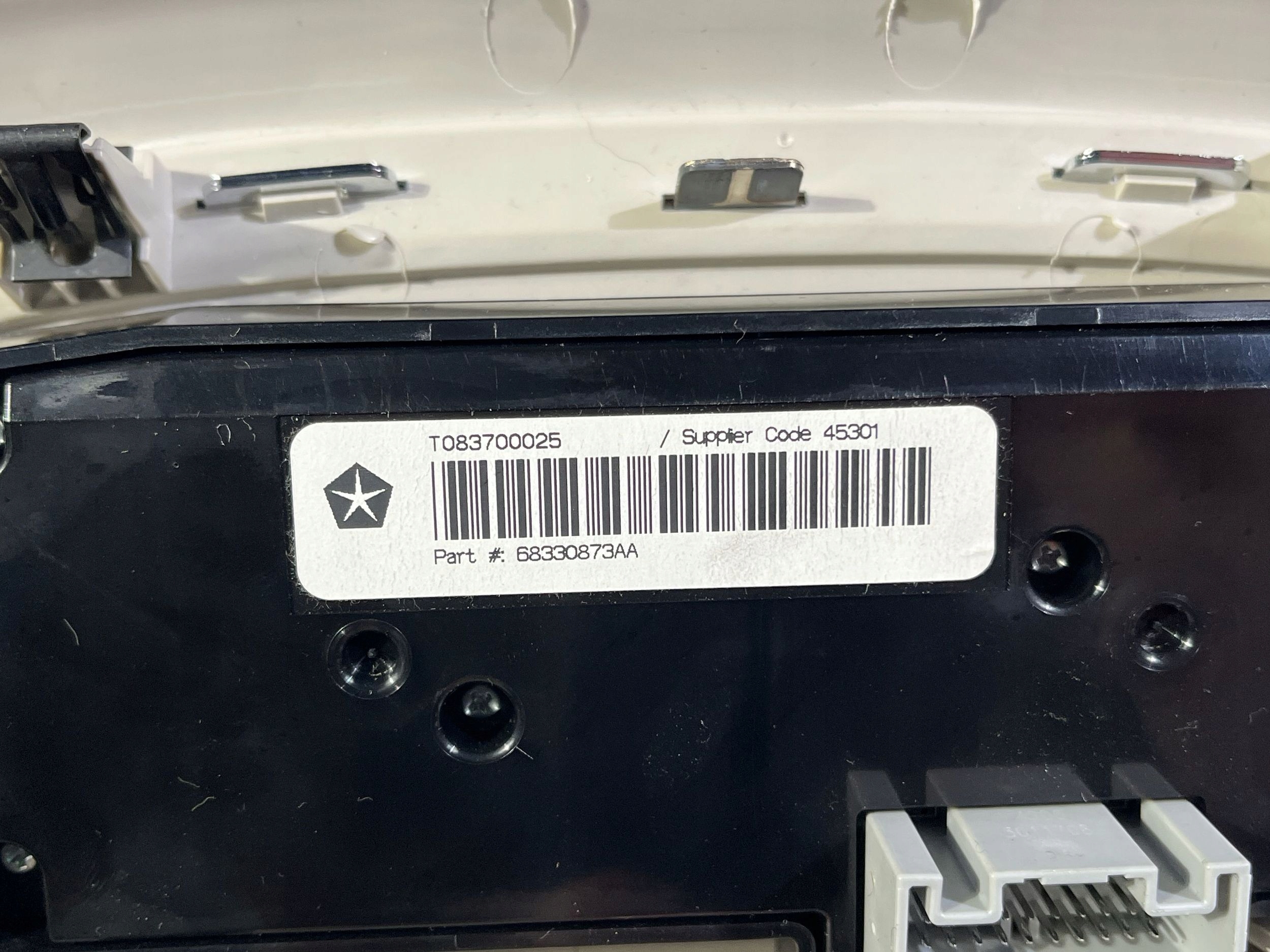 Bedienteil panel des lüfters klimaanlage heck Dodge Durango