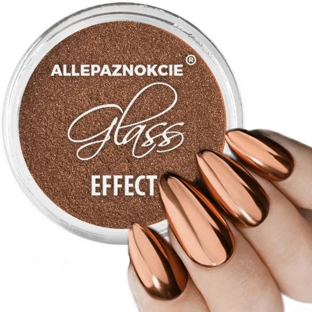 

Glass Carmel efekt lustra Prisma pyłek Karmelowy