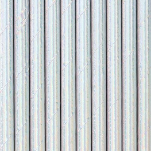 Słomki srebrne opalizujące do Napojów 10 szt