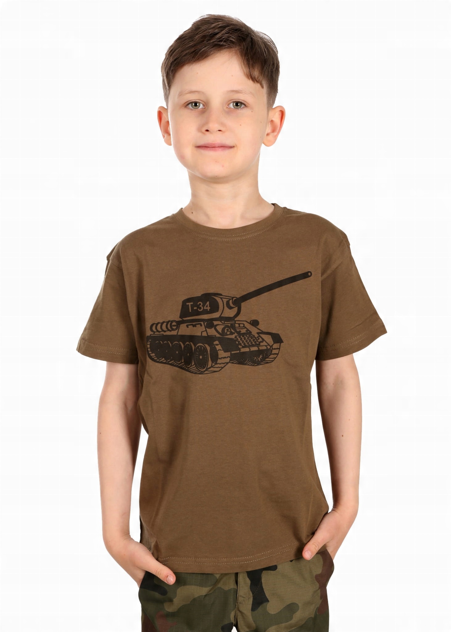 

Koszulka Dziecięca Czołg T-34 Olive 122