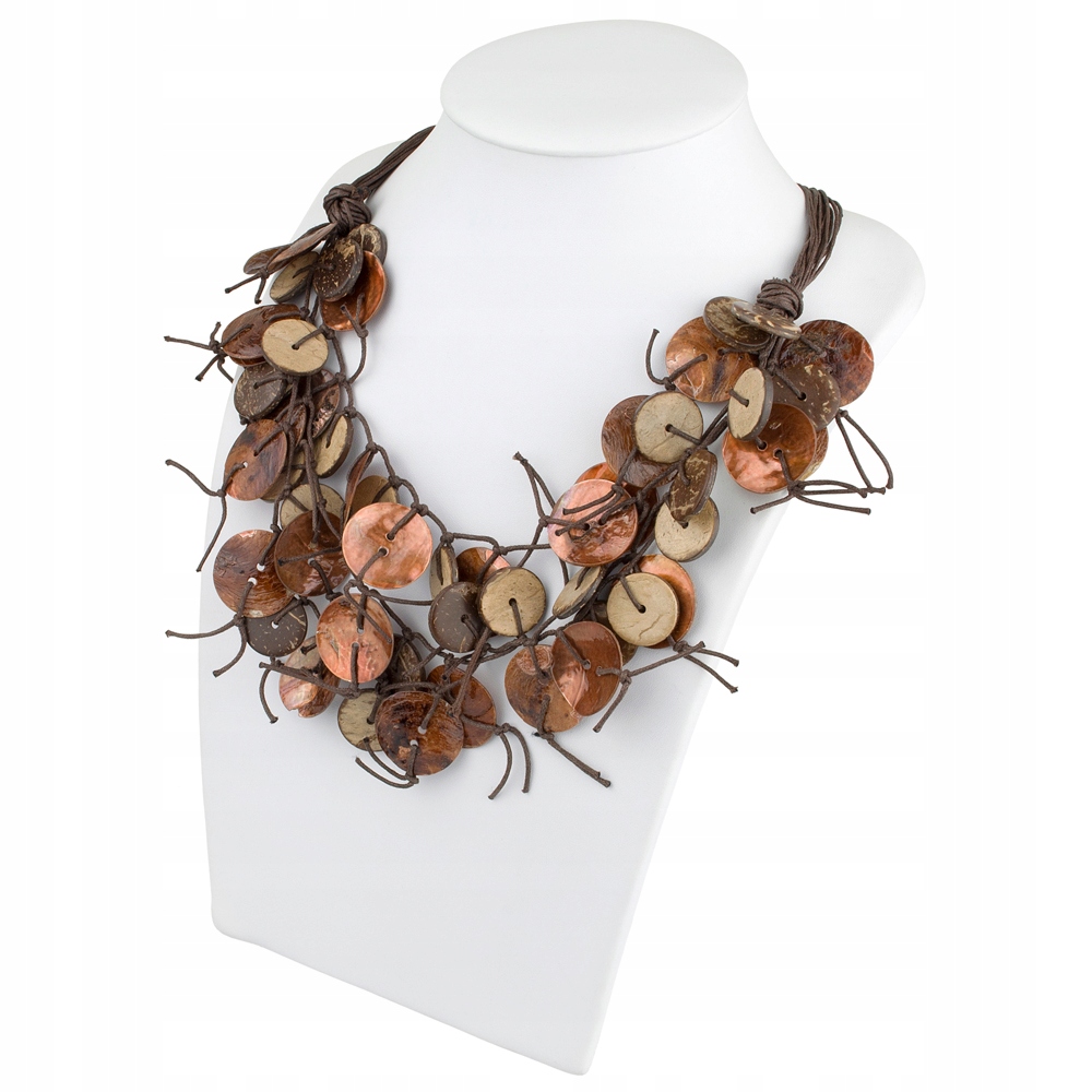Přírodní Náhrdelník Z Mušlí A Kokosu