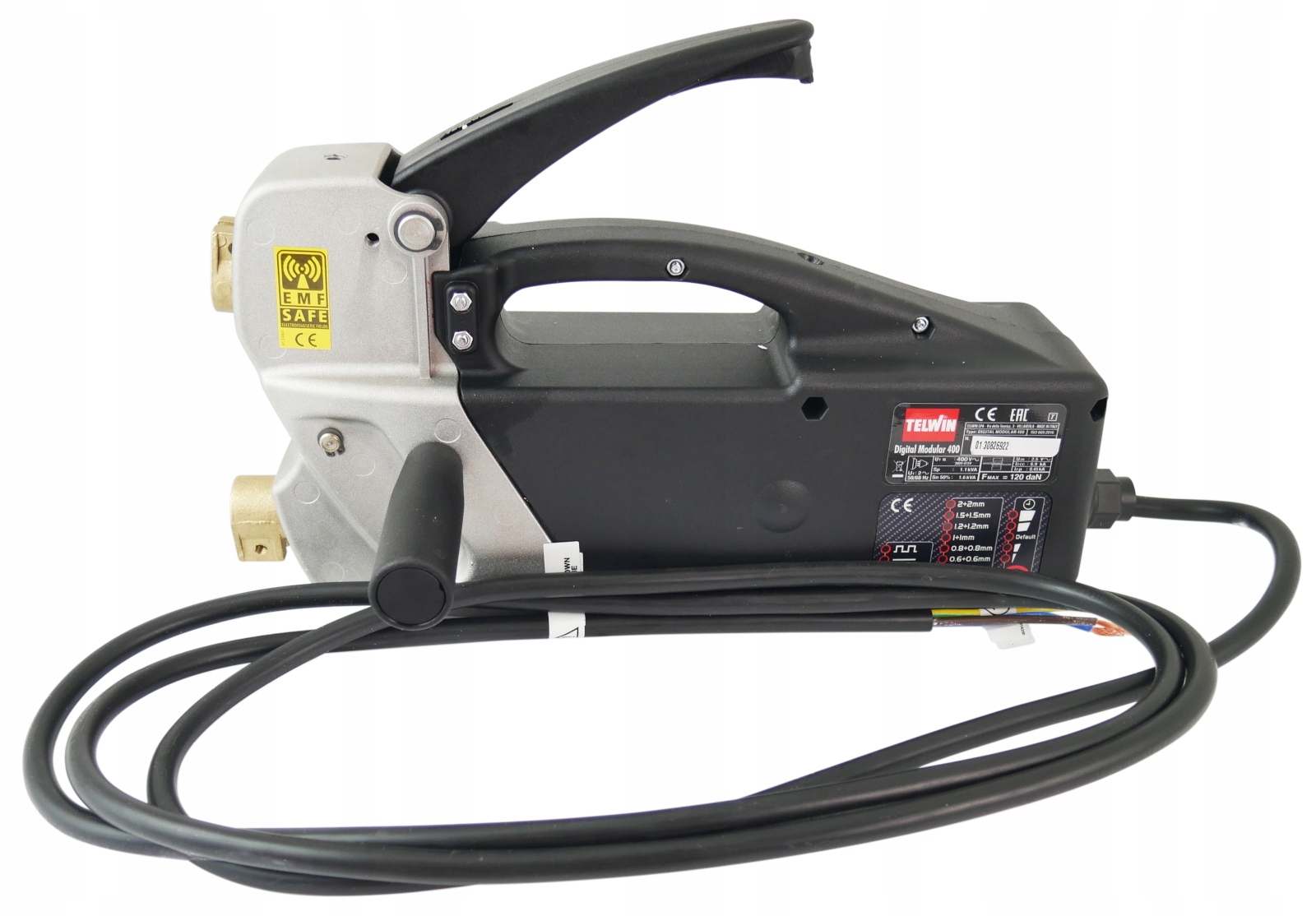 Zgrzewarka kleszczowa TELWIN MODULAR 400V 13 0kW Waga produktu z opakowaniem jednostkowym 10 kg