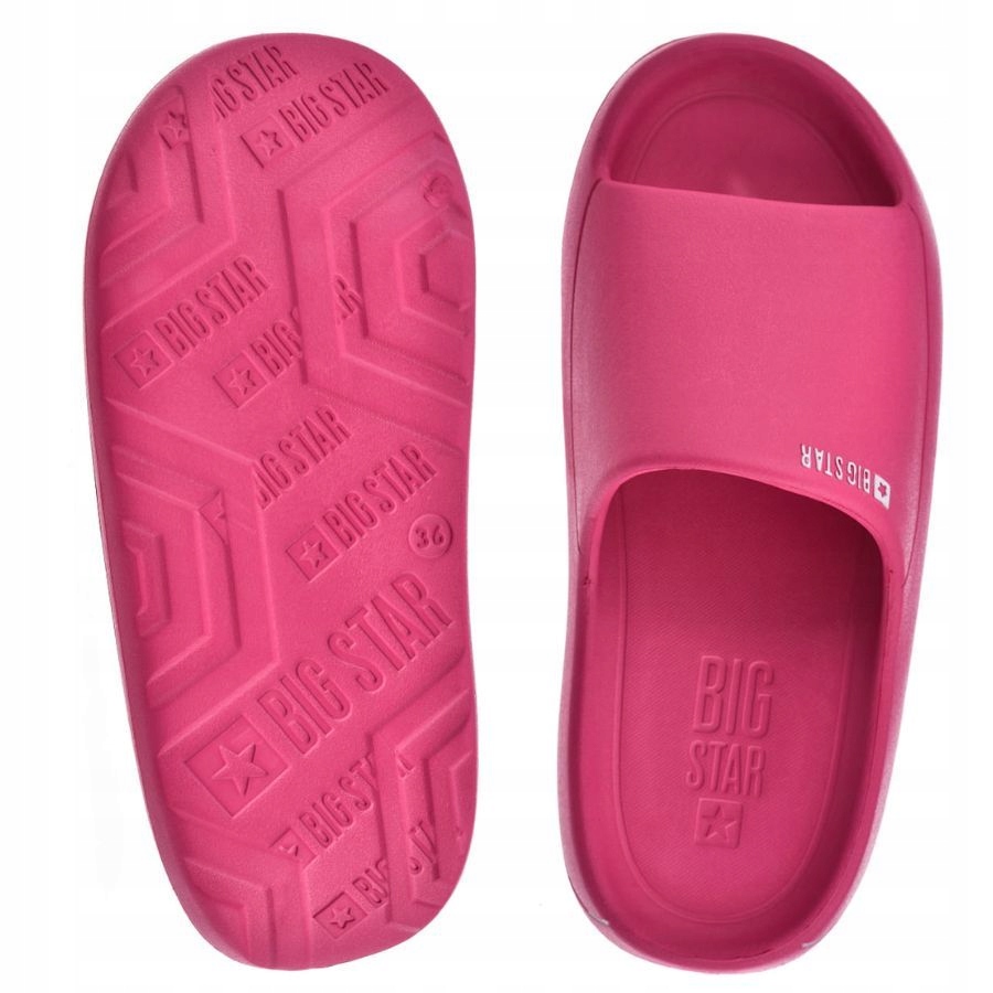 KLAPKI DAMSKIE BIG STAR PIANKOWA WKŁADKA GUMOWE WYGODNE Marka Big Star