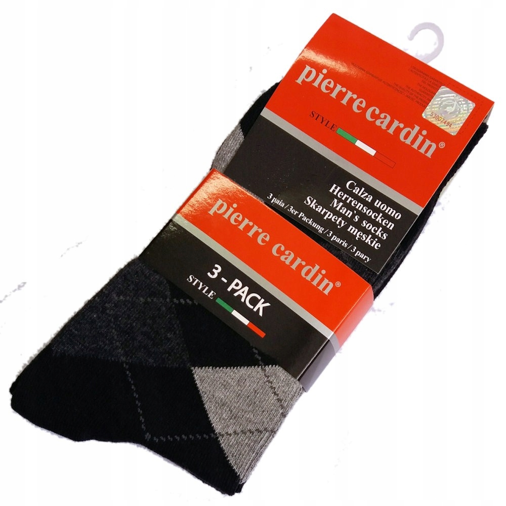 

Skarpety garniturowe Pierre Cardin romby 39-42