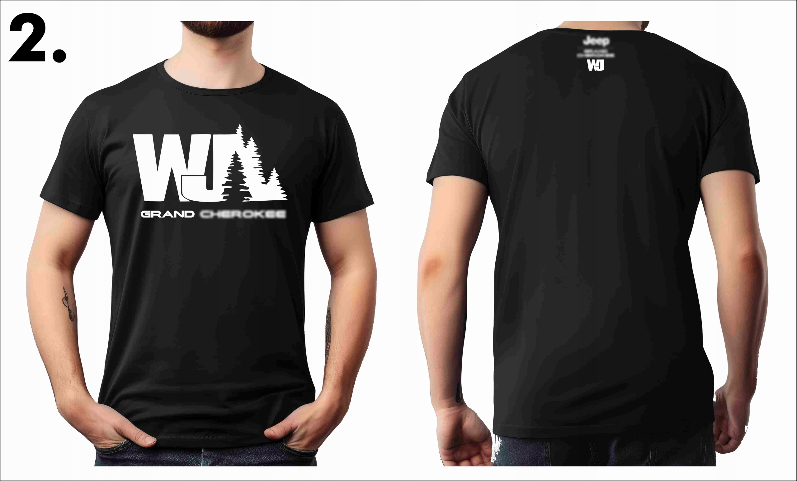 T-shirt koszulka z nadrukiem j*e*e*p GRAND CHEROKEE model WJ Rozmiar L