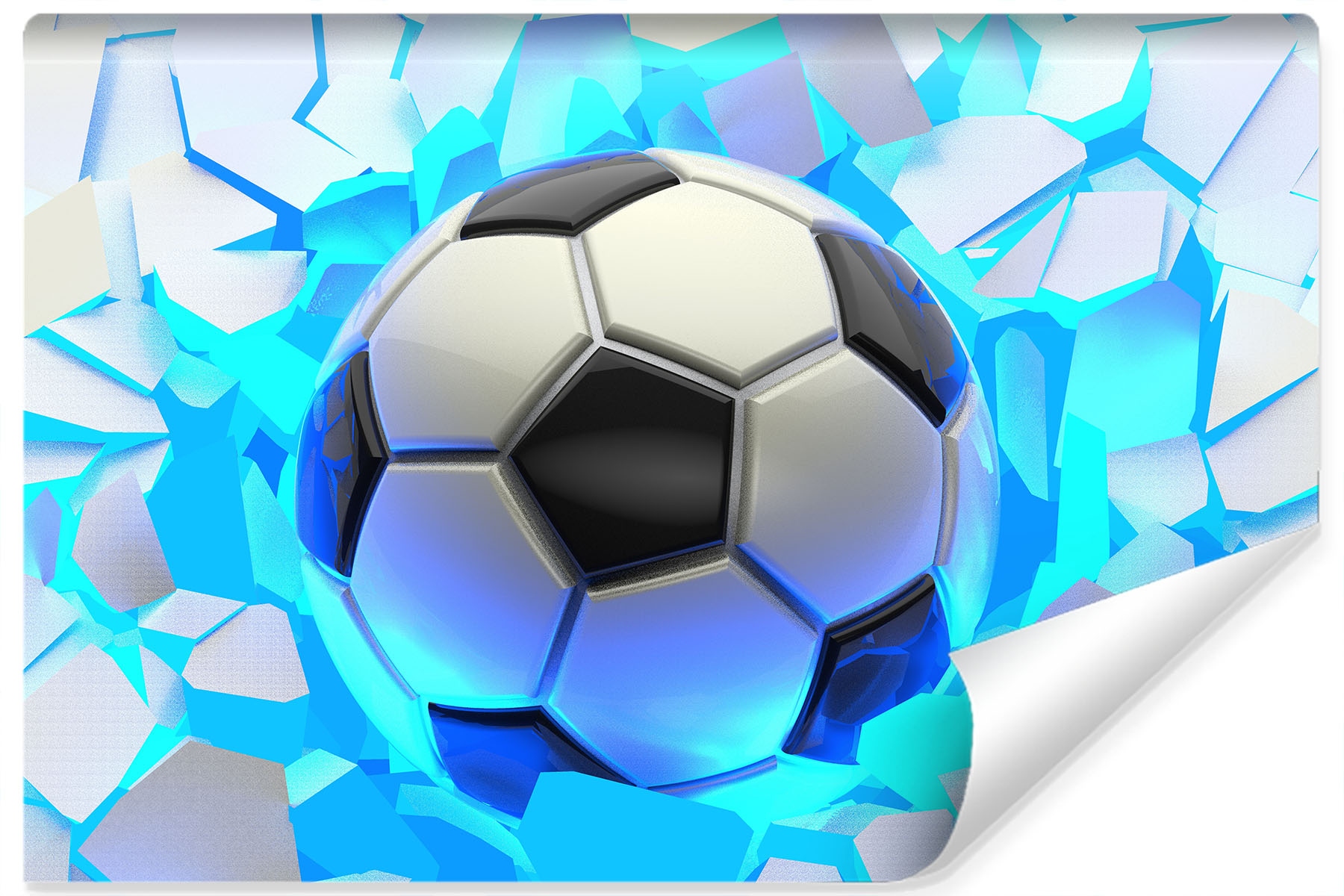 

Fototapeta dla chłopca, piłka nożna 3d 180x270