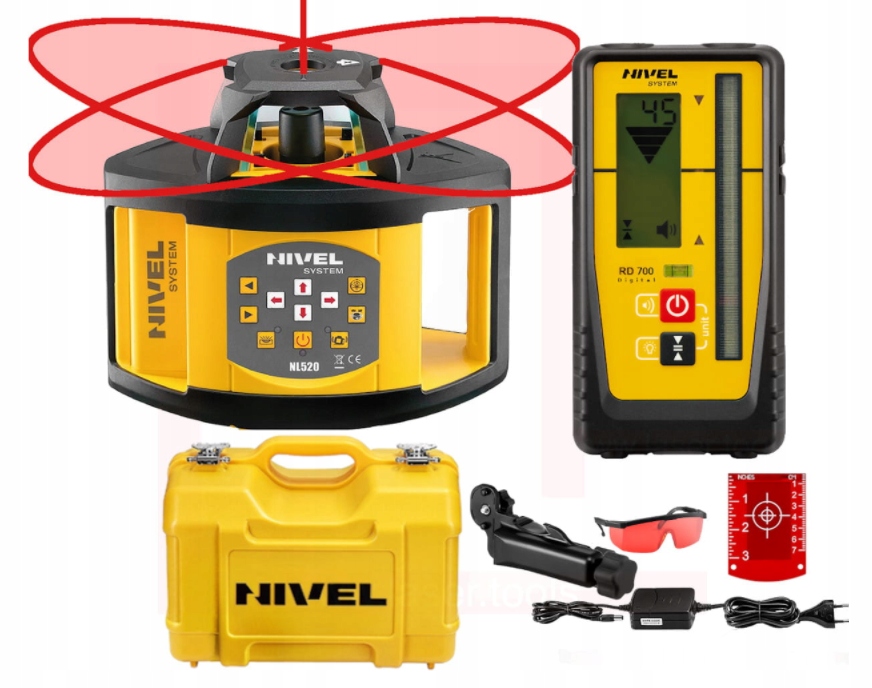 NIVEL SYSTEM NL520 DIGITAL NIWELATOR LASEROWY