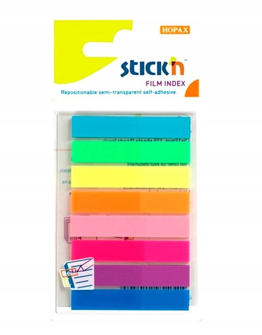 

Zakładki Indeksujące 8 Kol Neonowych Stick'n