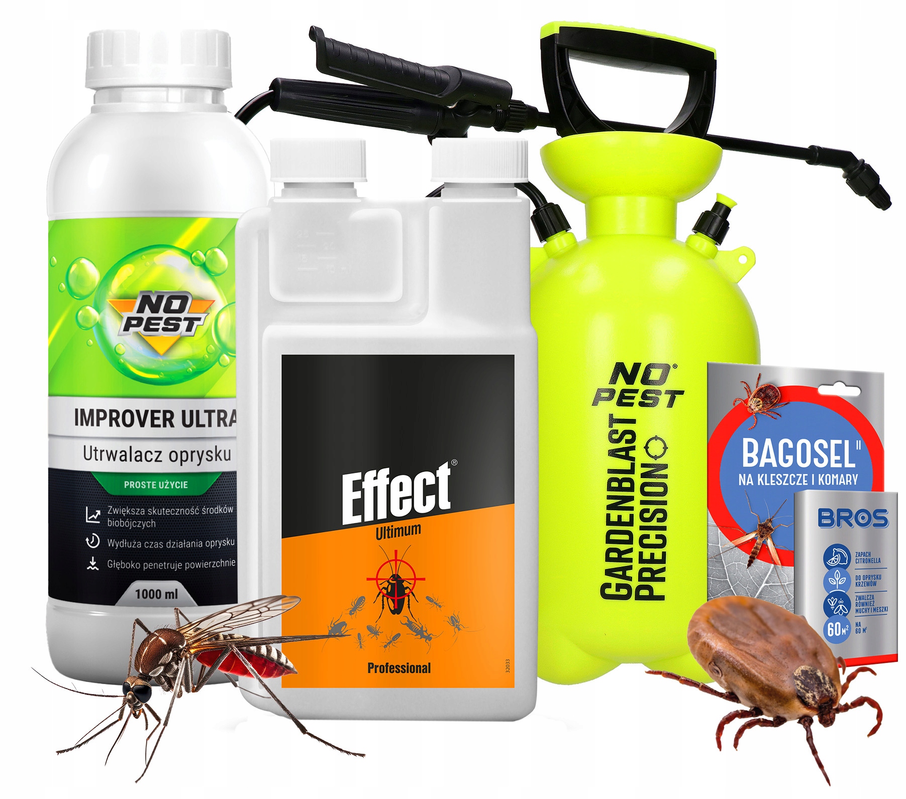 Bardzo Silny Zestaw Środek Preparat Oprysk Na Kleszcze I Komary Gratisy