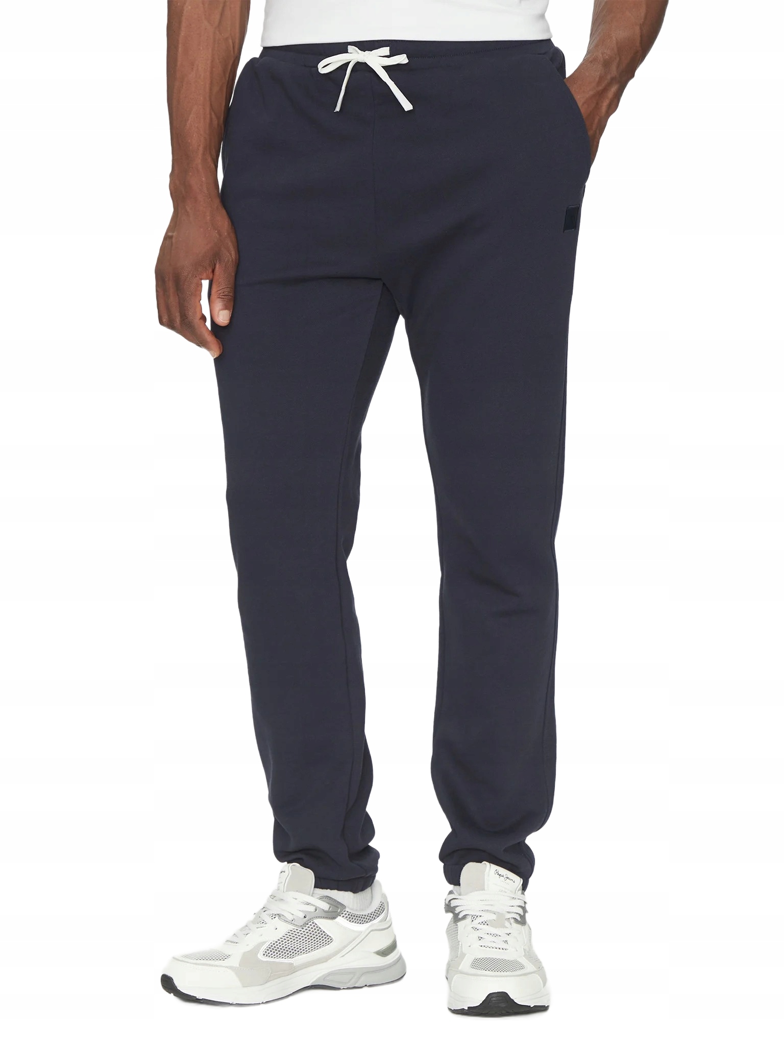 Scotch & Soda Modré Teplákové Kalhoty S Bílou Šňůrkou, Velikost 6BA