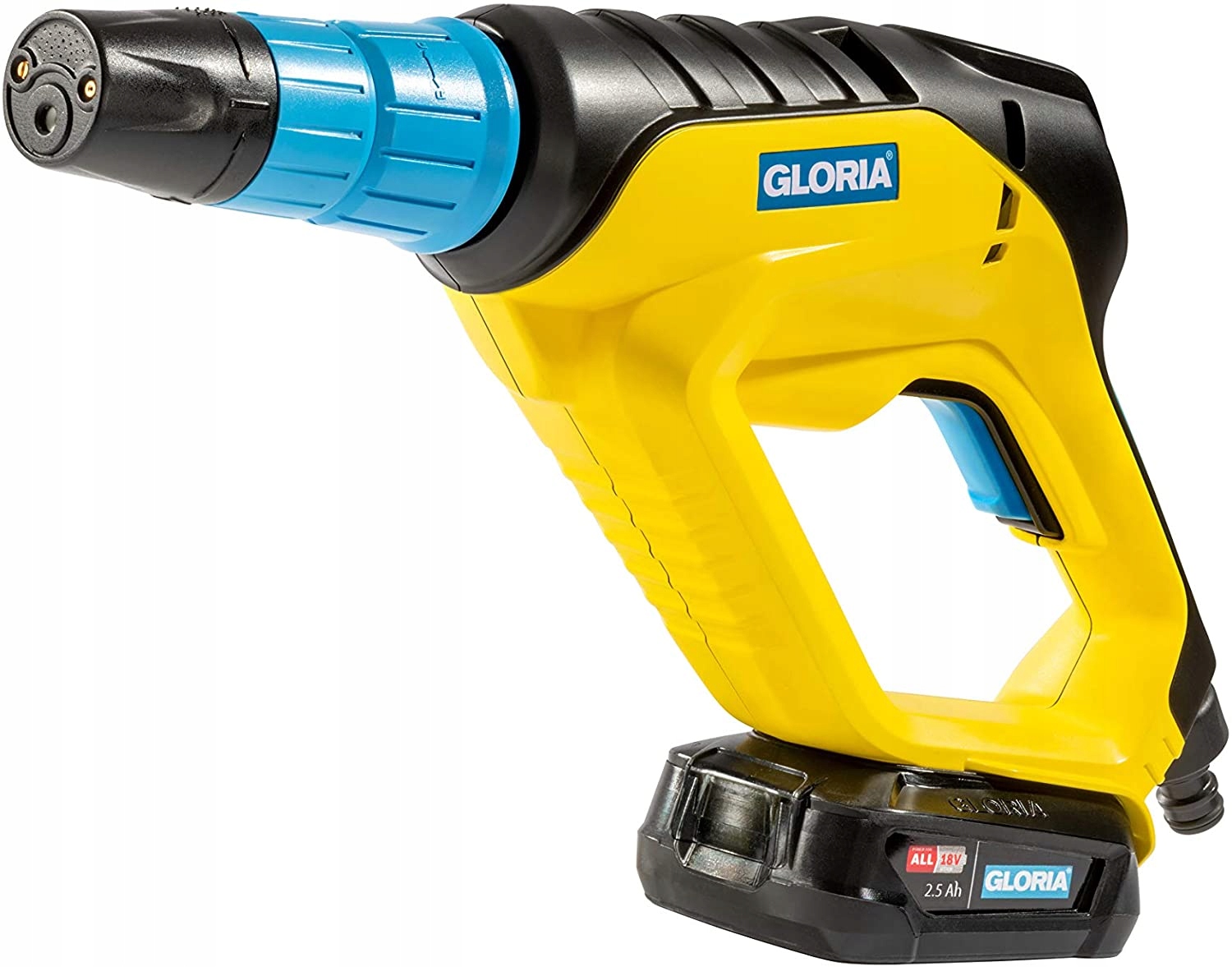 Gloria Myjka Wysokociśnieniowa Multijet aku 2,5Ah 18V ładowarka 25 bar 4w1