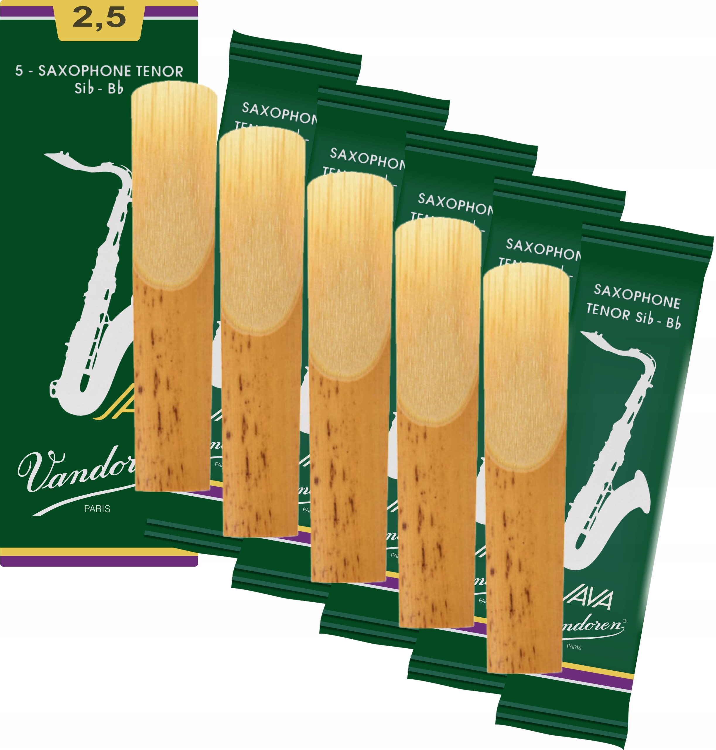 Tenorový saxofon 2,5 Vandoren Java Set 5 ks SR2725