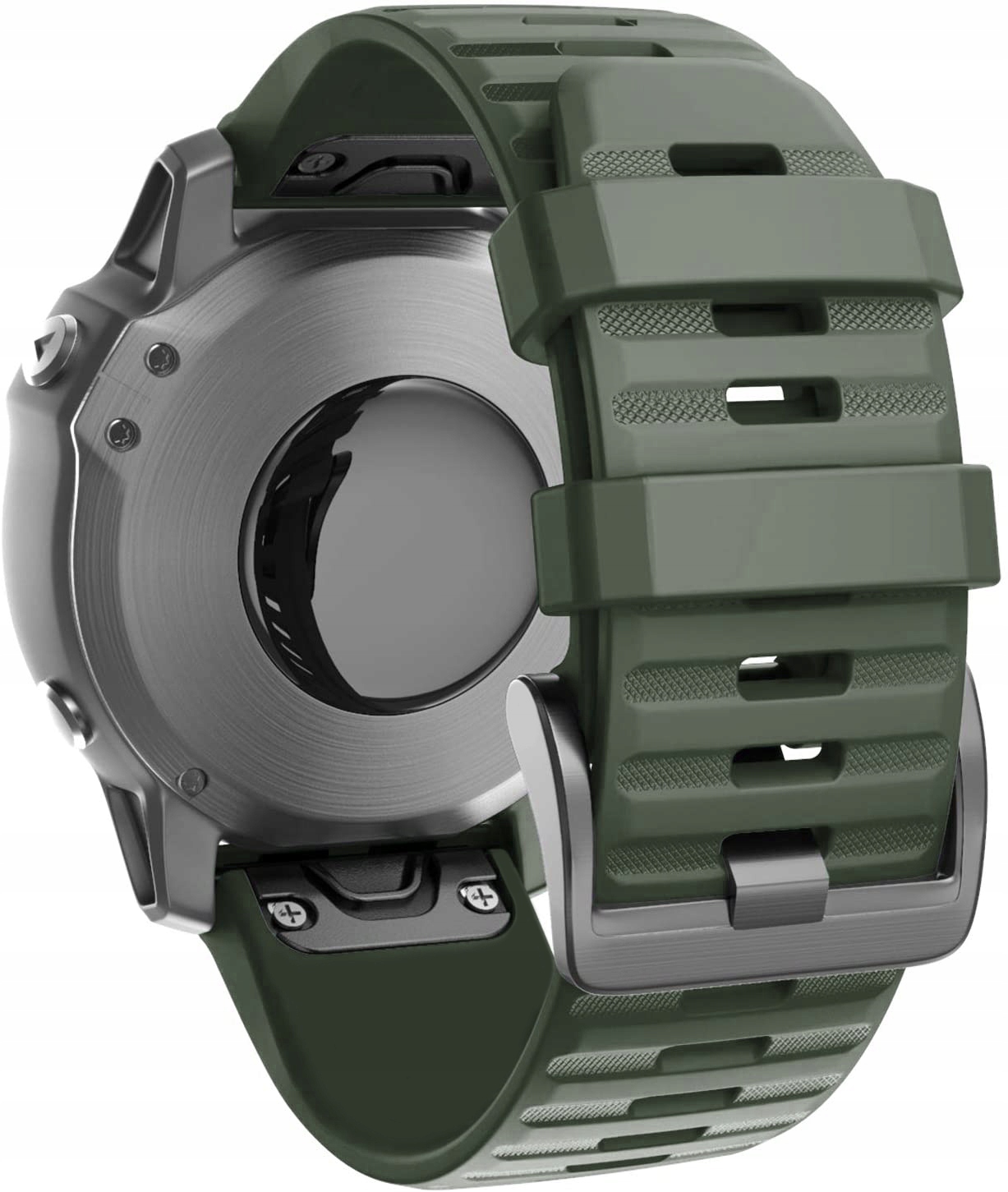 

Khaki Silikonowy Pasek Garmin Fenix 5X Plus Quick