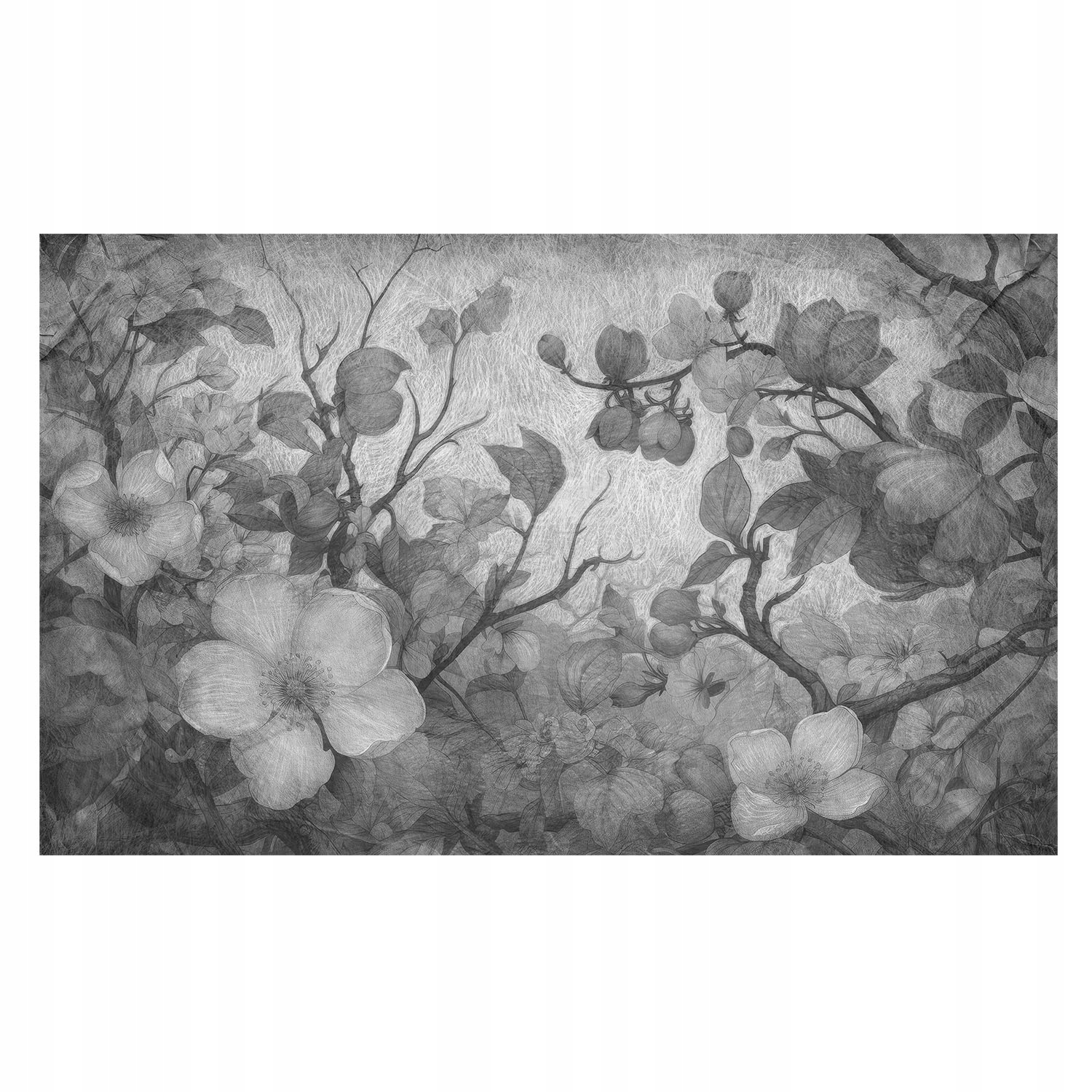 Tapeta na vlies Módna s lepidlom na stenu 3D Kvet vetvičky 416x254 Lepidlo