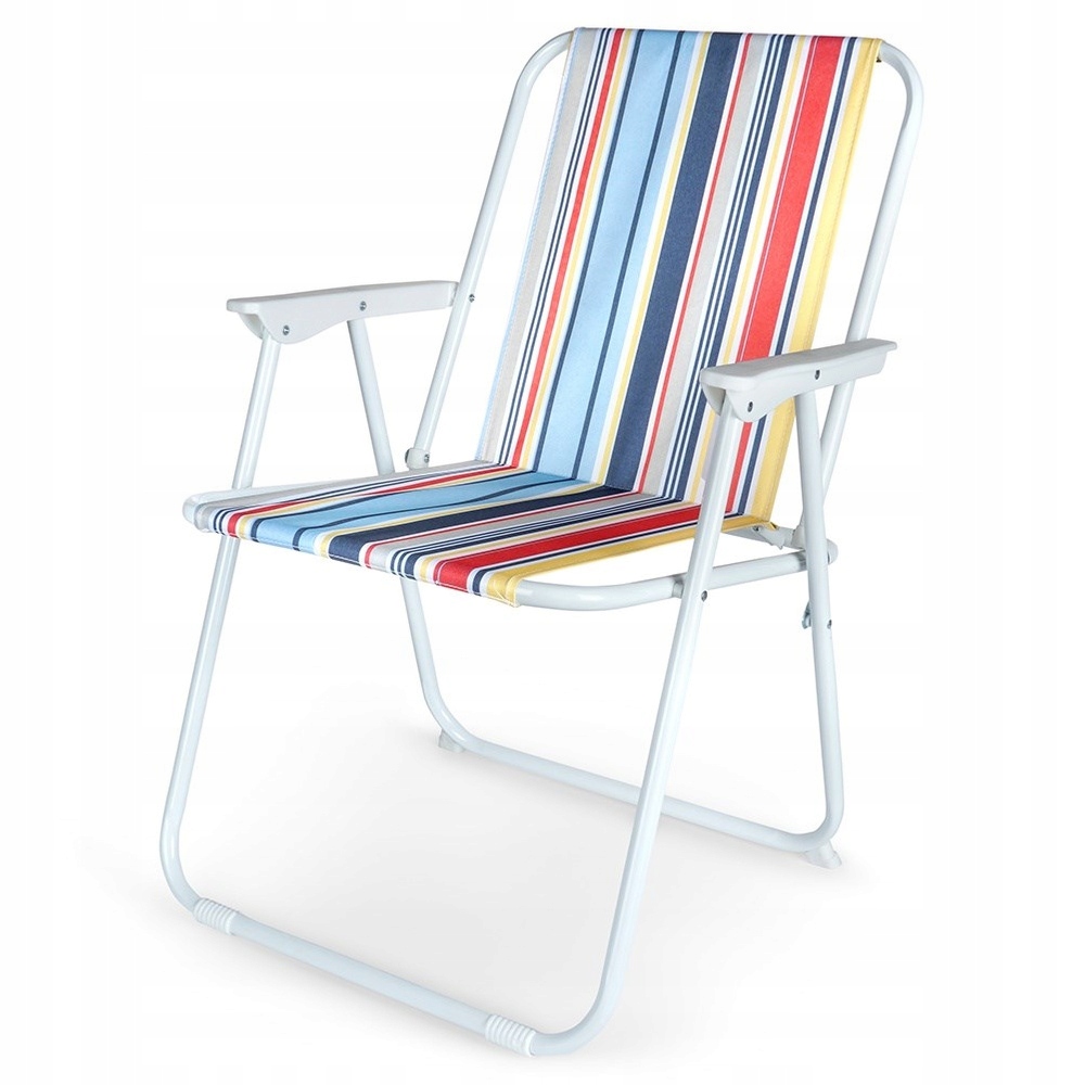 Krzesło TURYSTYCZNE składane plażowe ogrodowe balkonowe kempingowe kolorowe