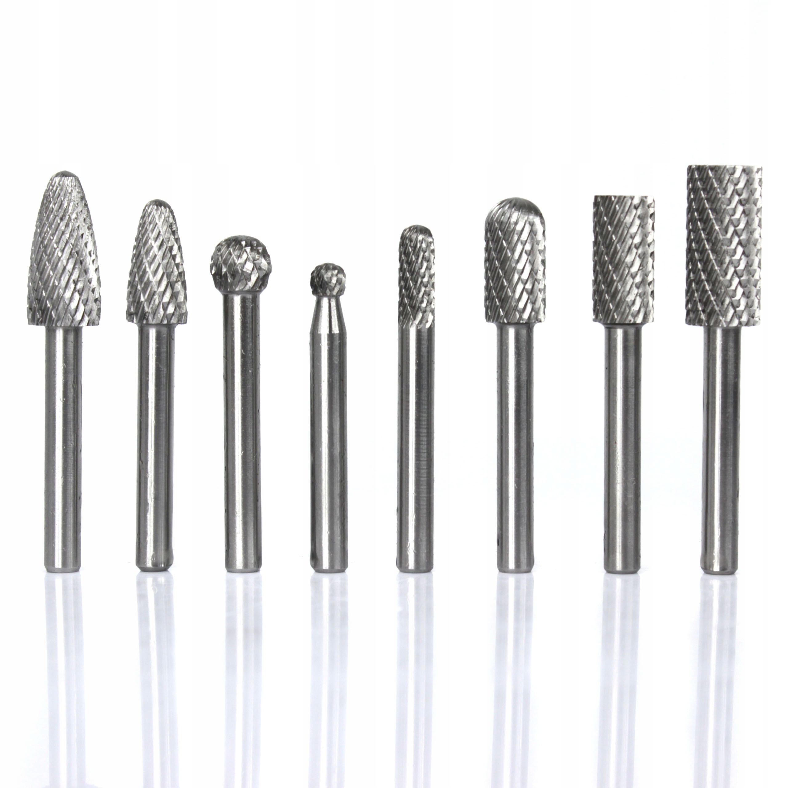 FREZY TRZPIENIOWE DO METALU PILNIKI ZESTAW 8el Marka Technik