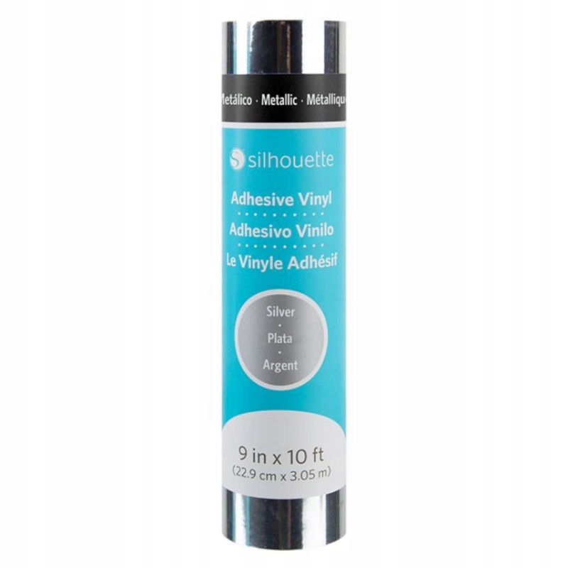 Folia samoprzylepna Silhouette srebrna metaliczna