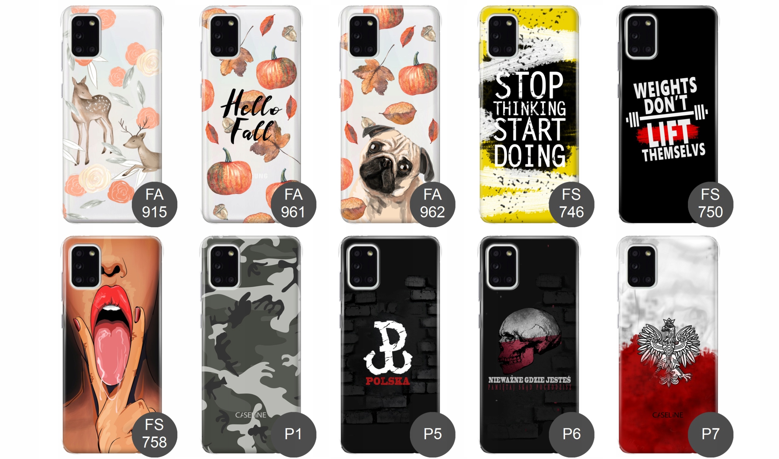 Etui do Samsung A31 guma case silikon