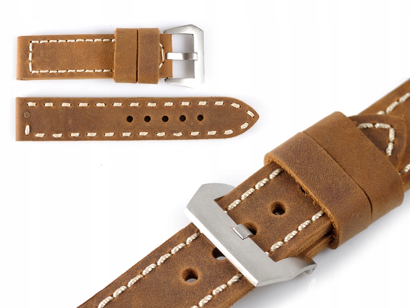 Pásek K Hodinkám Ručně Vyrobený Sirius Hnědý 26 7001