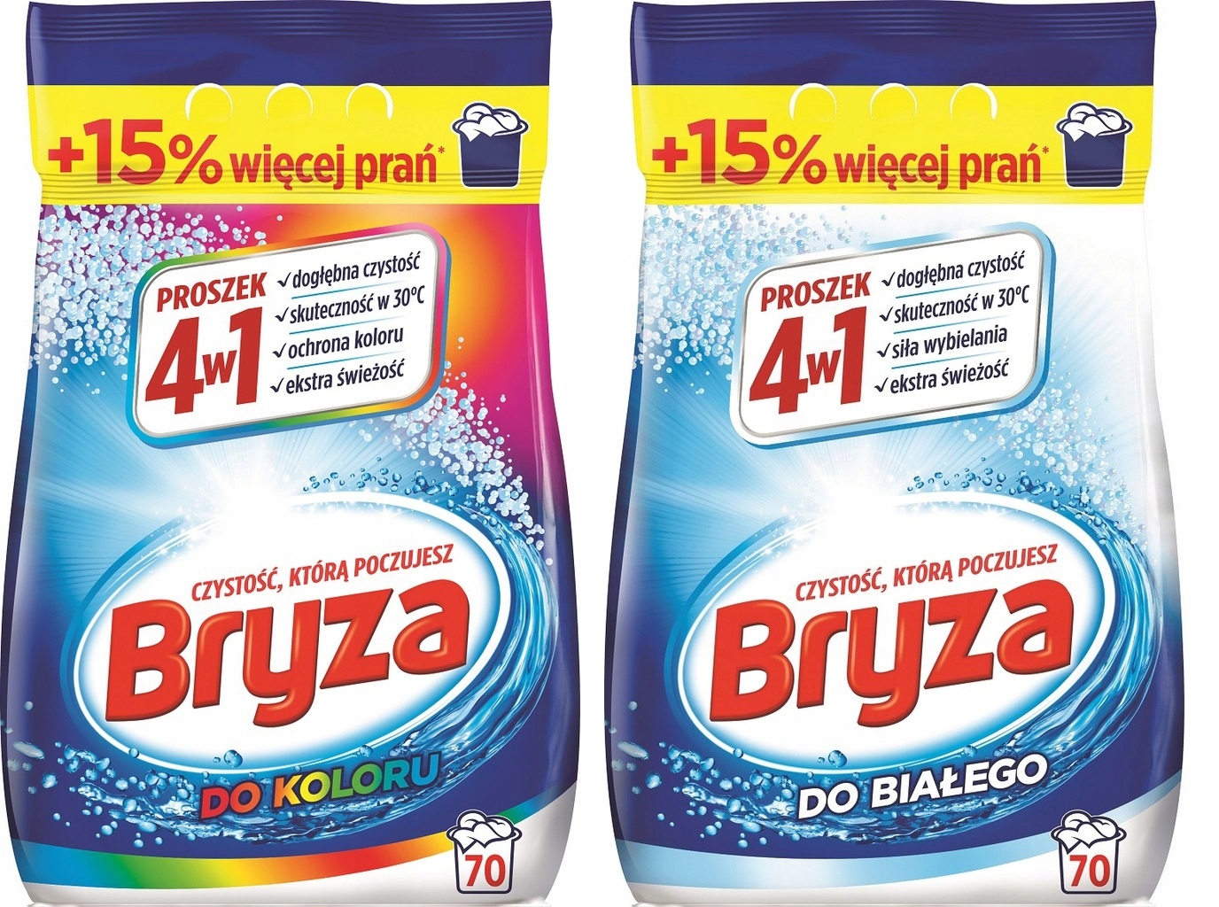 

Bryza 4w1 Proszek Do Prania Biel Kolor MiX 9,kg