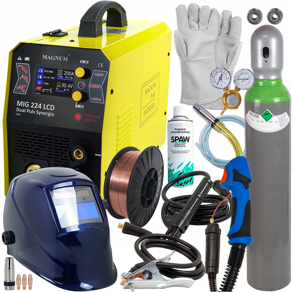 Зварювальний апарат Migomat Magnum mig 200 MMA TIG Synergia