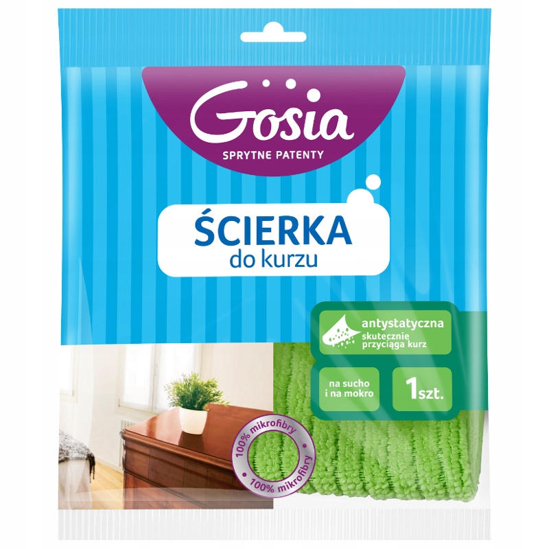 

Gosia Ścierka Z Mikrofibry Do Kurzu Antystatyczna