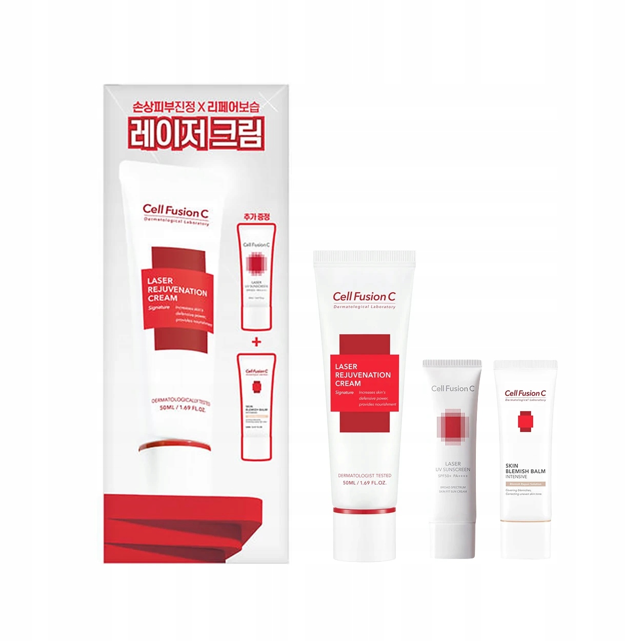 Cell Fusion C Laser Rejuvenation Cream Zestaw 50 ml dwa produkty Gratis!