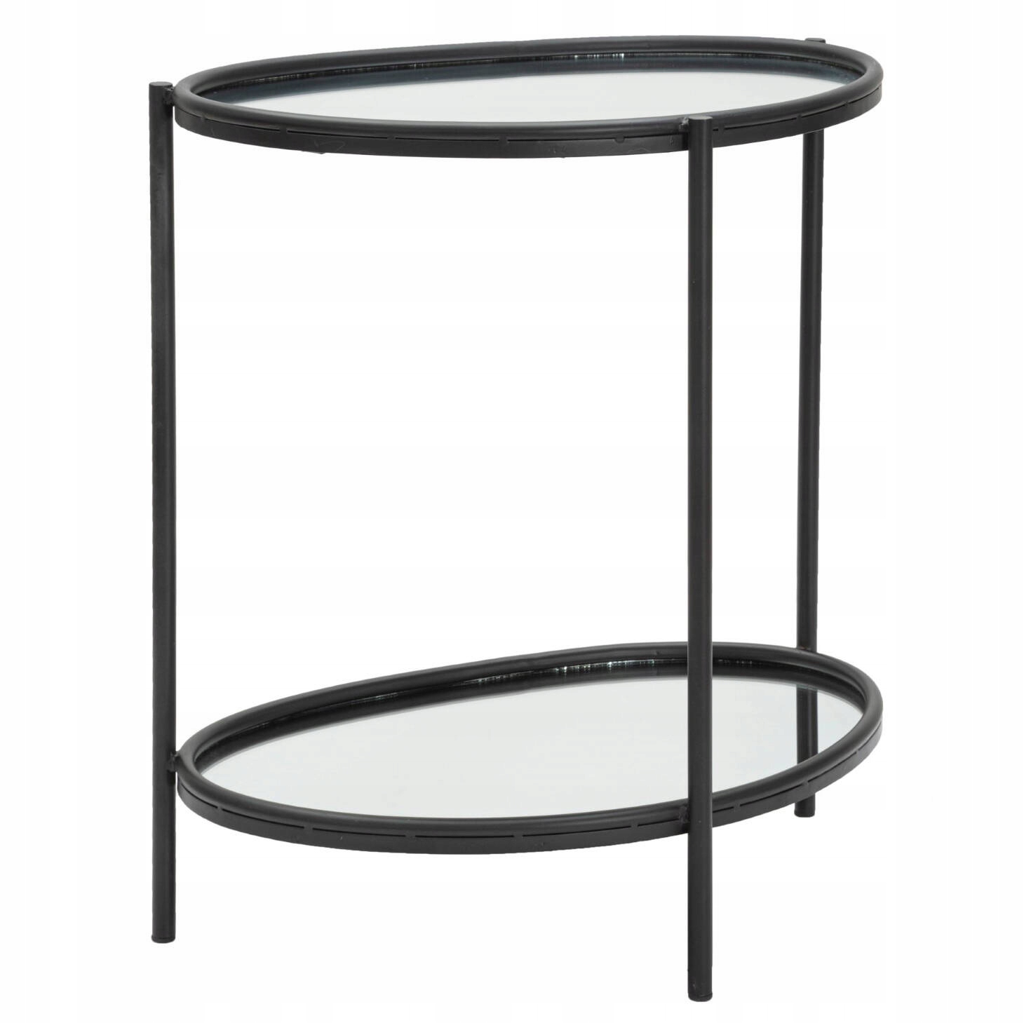 Stolík s zrkadlovými doskami, 58 x 53 x 37 cm