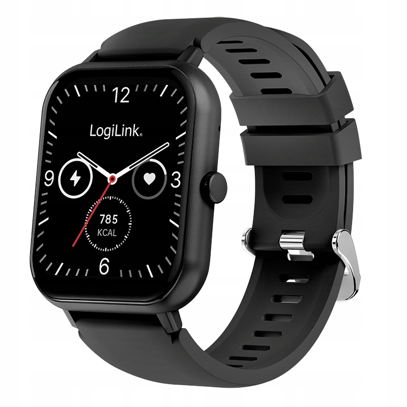 Hodinky Chytré Hodinky LogiLink Edge 46 mm Gps LCD Bt 5.4 IP68 Sos sportovní hovory