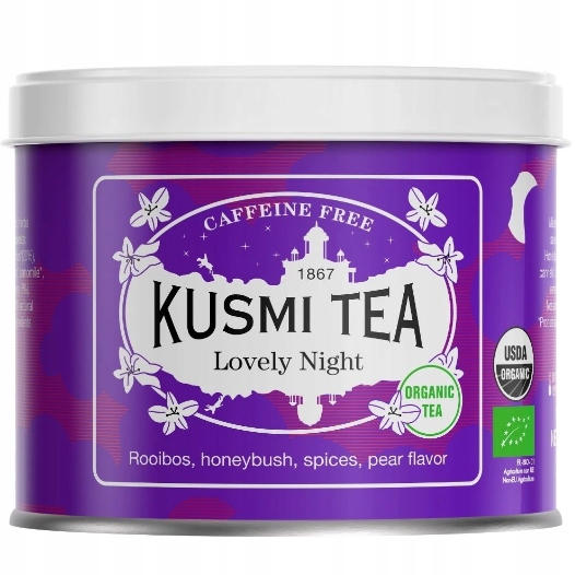 Kusmi Tea rooibos směs Lovely Night 100 g (plechovka)