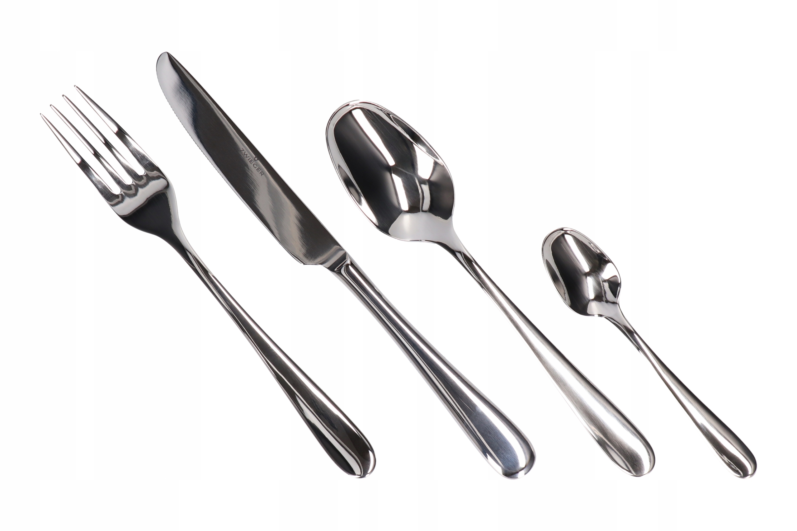 KOMPLET SZTUĆCÓW ZESTAW ZWIEGER LIVIO 24 elementy STAL 18/10 Linia Livio