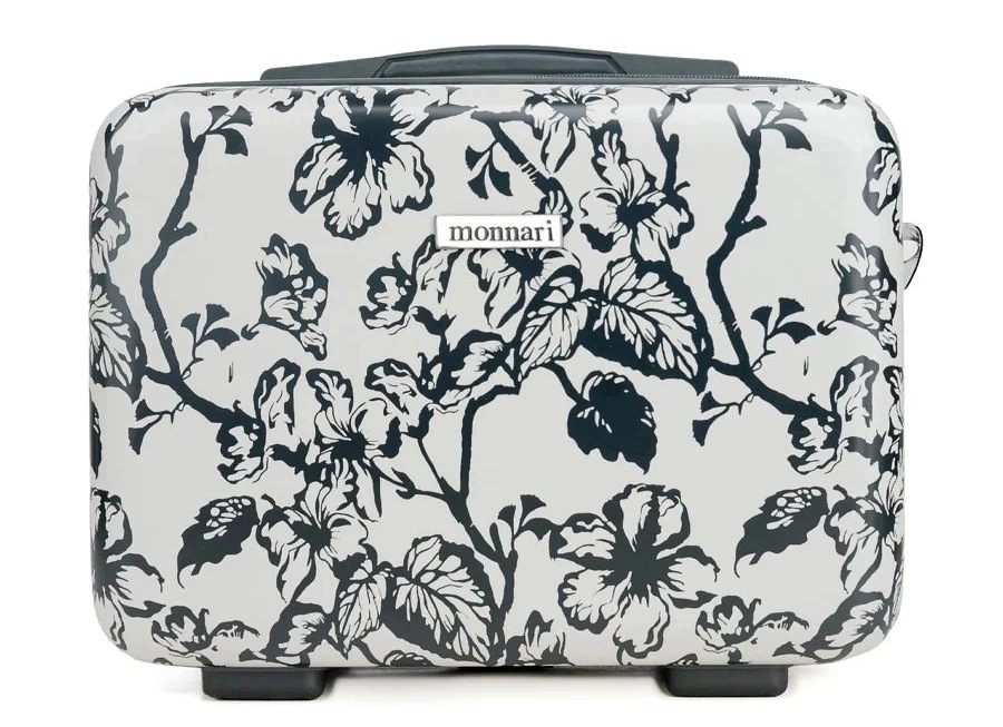Kosmetyczka podróżna Monnari LUG0030-M15 Pc z kwiatowym wzorem