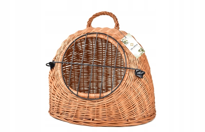 Levně Přepravka, proutěná bouda pro kočky a psa 49 cm