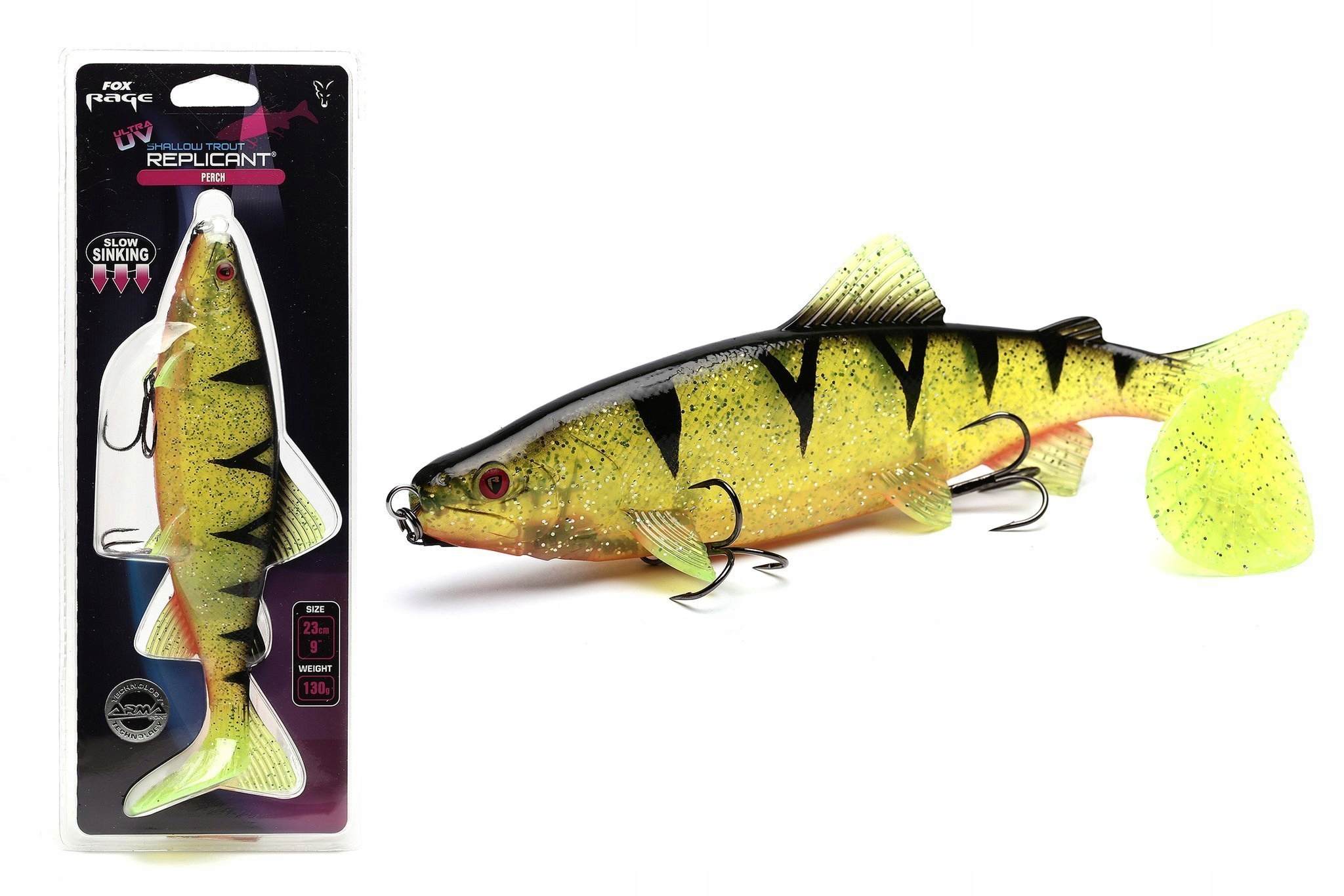 Guma Fox Shallow Trout Replicant Perch UV-23,0 cm