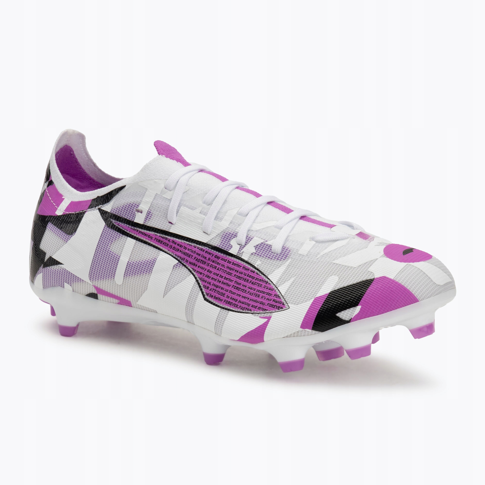 Buty piłkarskie męskie Puma Ultra 5 Match Forever Fg/ag puma white/ 44 Eu