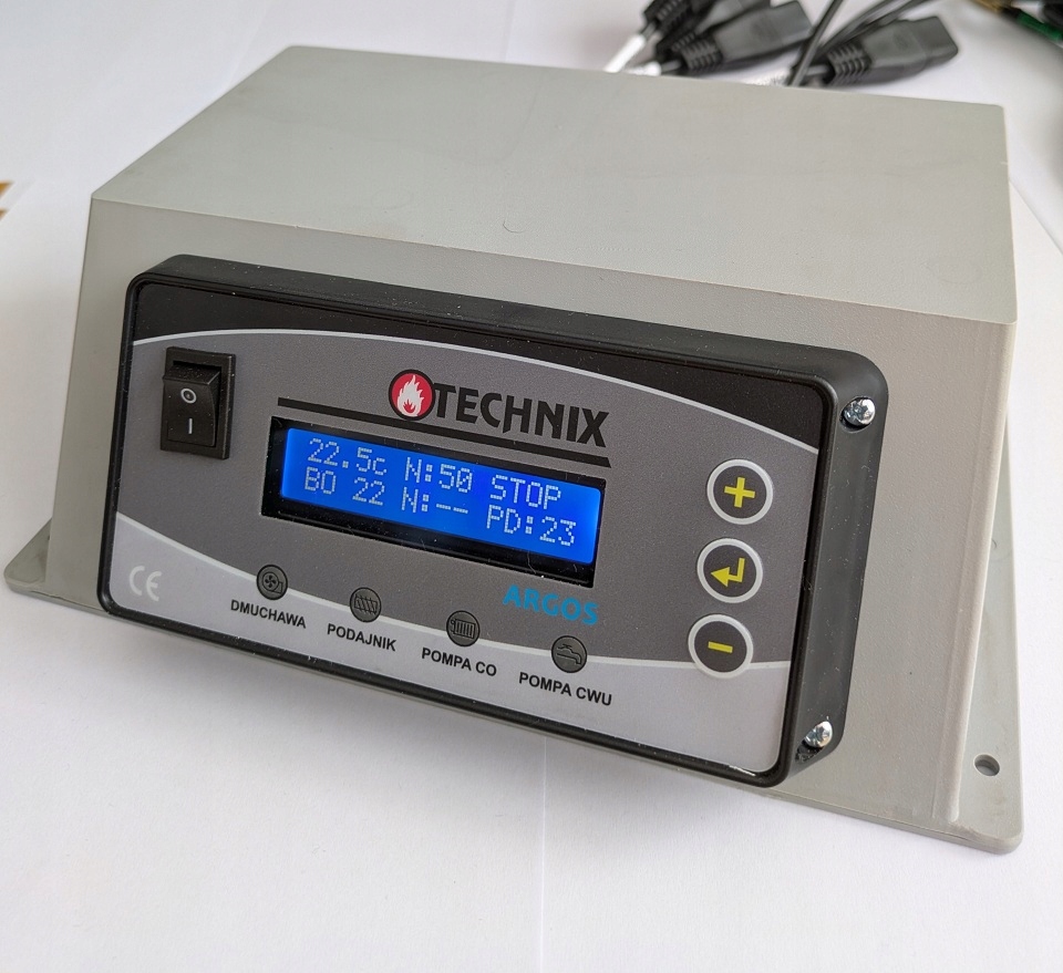 Argos sterownik regulator kotła pieca z podajnikiem ślimakowym 2pompy