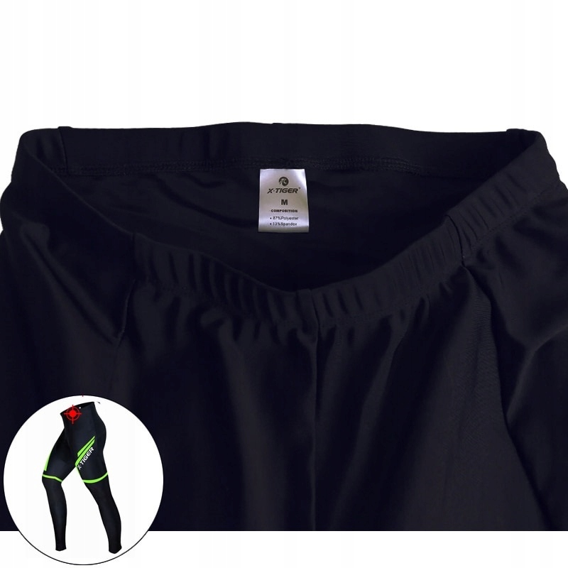 MĘSKI STRÓJ ROWEROWY KOMPLET KOLARSKI Z WKŁADKĄ ŻELOWĄ I OCIEPLENIEM ZIMA L Płeć mężczyzna